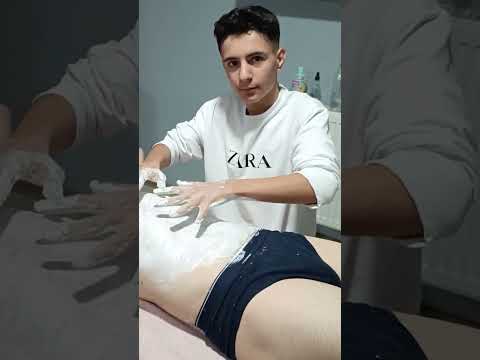 CHEST AND ARM MASSAGE THERAPY WITH FOAM #satisfying #relaxing #asmr #shorts #massage