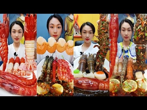🔥🍤 Biggest Seafood Mukbang ASMR 🦑 | 역대급 해산물 먹방 ASMR 🦀 | 史上最大シーフード大食い ASMR 🍣 | 史上最大海鲜吃播 ASMR 🦞