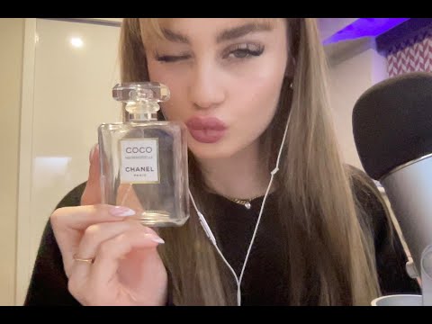 ASMR | SEMI-INAUDIBLE WHISPERING MY PERFUME COLLECTION 💅