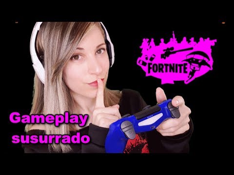 ASMR . Gameplay FORTNITE . MODO BATTLE ROYALE  . Susurrado para ti  . Español.