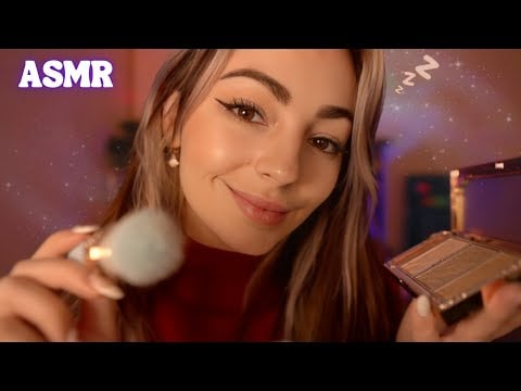 ♡ ASMR  - Je te prépare pour les fêtes (Skincare et Maquillage)♡