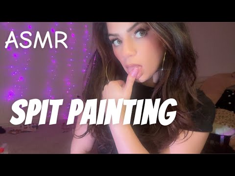 ASMR Spit Painting 