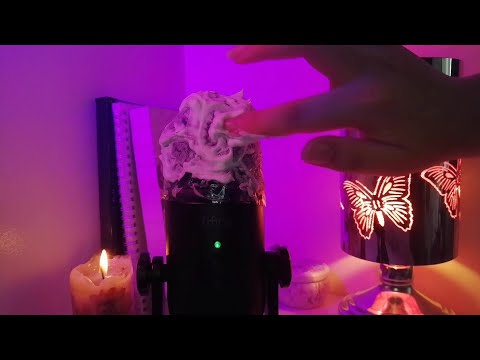 asmr lotion & shaving cream on mic