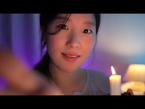 ASMR Stay In With Me Tonight ☔ Skincare, Scalp Massage & Hair Brushing (Personal Attention)