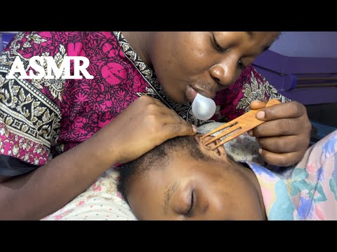 ASMR✨SATISFYING DEEP EAR NITPICKING CLEANING MASSAGE PLUS AFFIRMATION THAT WILL MAKE YOU FALL ASLEEP