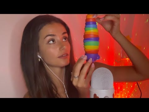 Satisfying Colorful ASMR (Close-Up) 🌈🩵💜💛🐌