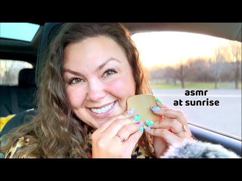 asmr at sunrise🌅✨ (affirmations, tapping, nature sounds, and peaceful tinglessss)