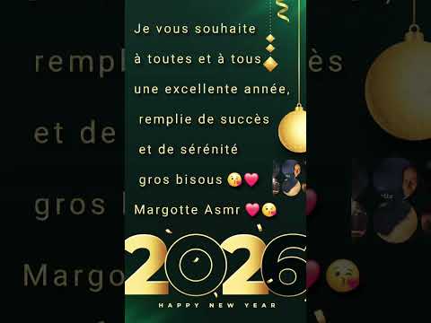 Bonne année 2026 les ami(e)s 😘❤️🙏⚘️🥰