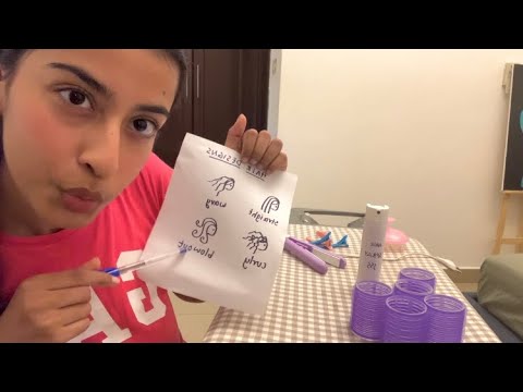 ASMR Hair styling appointment roleplay 
