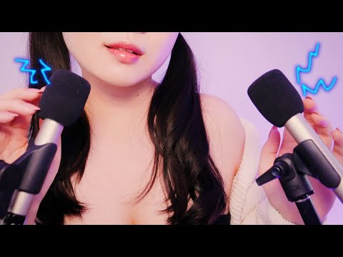 ASMR WindscreenScratching & Whispering best Trigger Words