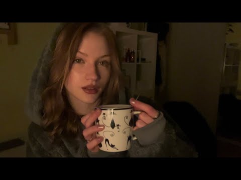 Asmr answering your questions and drawing 