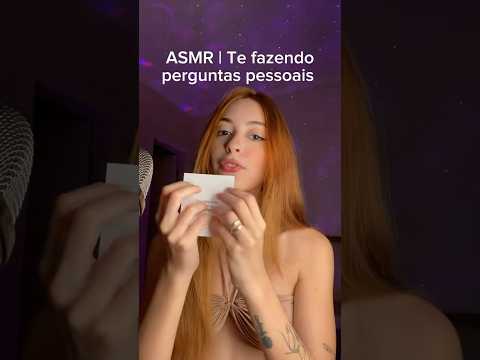 ASMR | Te fazendo perguntas pessoais #asmrsounds