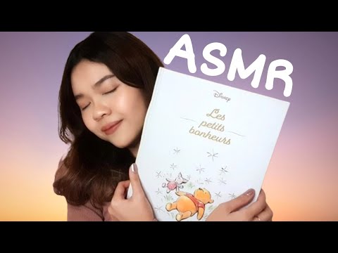 ASMR FRANÇAIS |  Les Petits Bonheurs - Mon Nouveau Livre Préféré 🐻🍯 Lecture Chuchotée (Eng Sub)