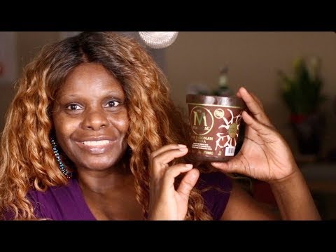 ASMR Trying Magnum Belgian Chocolate Dessert | Eating Sounds | Sleep Relaxation