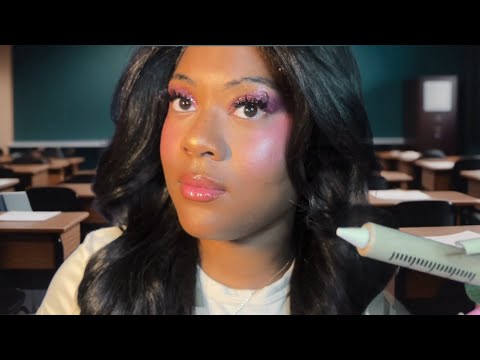 POV: Asmr Girl Gives You Tingles Before Your Exam In The Back Of Class 