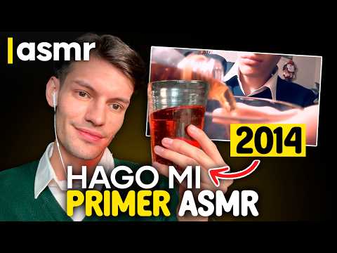 ASMR español recreo y reacciono a MI PRIMER ASMR 10 años DESPUES