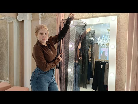 АСМР ОБЗОР ЖЕНСКОЙ ОДЕЖДЫ В МАГАЗИНЕ | ШЁПОТ |  ASMR REVIEW OF WOMEN'S CLOTHING IN THE STORE