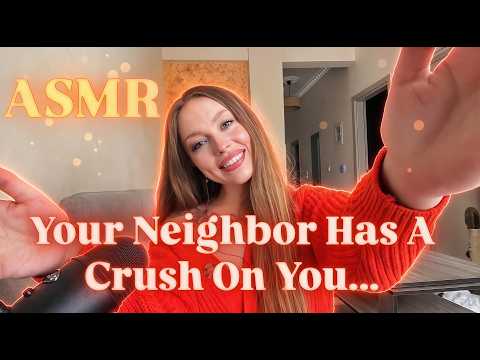 ASMR Your Neighbor Has a Crush on You 💕 Soft Whispers & Cozy Visit