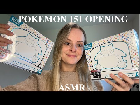 ASMR - OPENING POKEMON 151 ETB