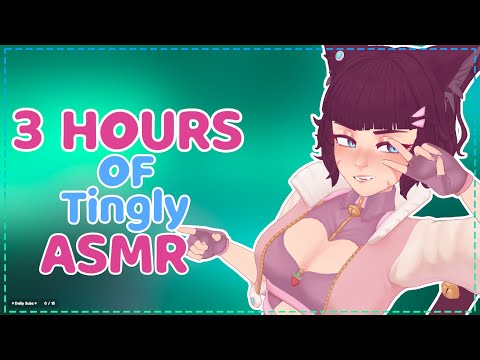 [ASMR] 3 Hours of the MOST relaxing Tingles with a Catgirl 🐾