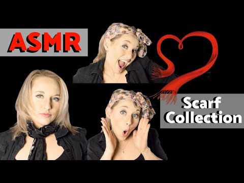 [ASMR] 🧣Scarf Collection - Fabric Sounds [WHISPERED]