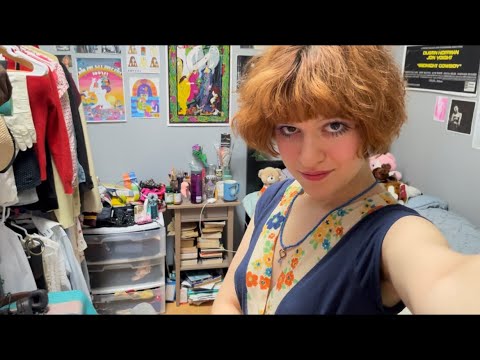 asmr ~ vintage hippie room tour 🌜🌼🃏