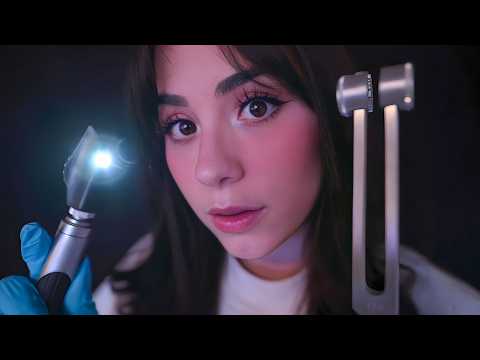 ASMR | Ear & Eye Exam But You Can Close Your Eyes ✨🌙