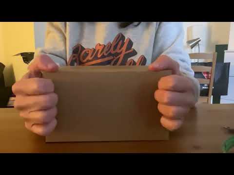 Cardboard box asmr sounds