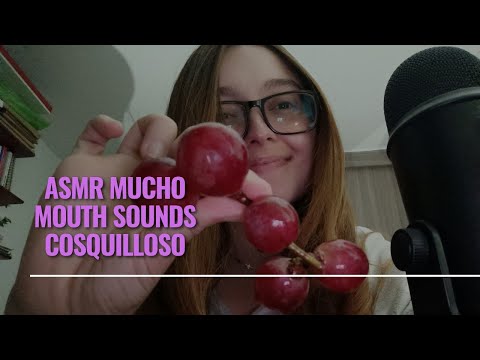 ASMR | COMIENDO UVAS - CRUJIENTE Y RELAJANTE (mouth sounds)