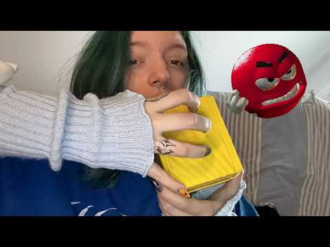ASMR ragebait anticipatory triggers // will I tap on the items?