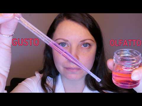 DOTTORESSA TI FA TEST DEL GUSTO E DELL'OLFATTO ASMR
