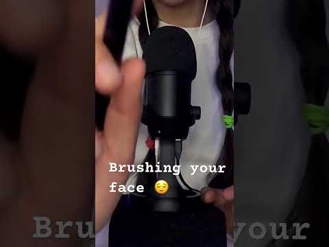 ASMR __Brushing Your Face..#asmrvideo #shorts #short #shortsvideo #shortsviral #viralshort #explore