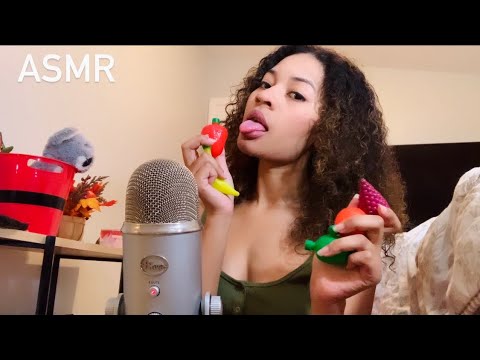 ASMR Español| Comiendo Dulces De Azucar 🍇🍓🍊/  Mouth Sounds