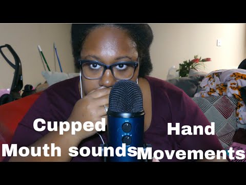 ASMR *Cupped mouth sounds & hand movements | JanayDASMR