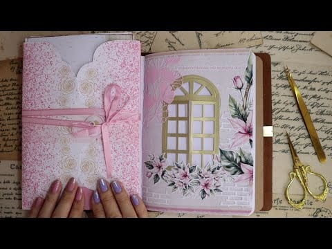 (ASMR) Scrapbook c/ Conversa Aleatória | Voz Suave 