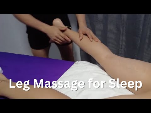 [ASMR] Powerful Leg Massage | Deep Tissue Relaxation | No Talking ASMR