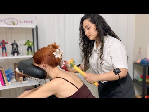 Sedef ASMR Chair Massage | Shoulder, Arm & Palm
