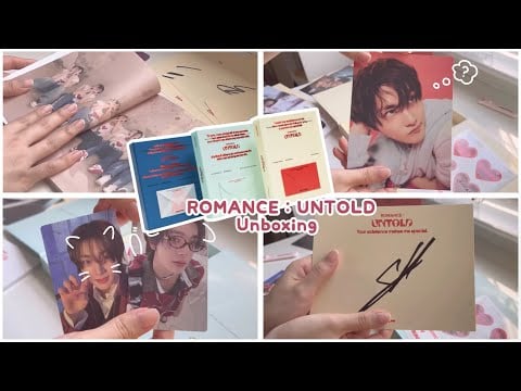ASMR｜Unboxing ROMANCE：UNTOLD albums by ENHYPEN（No Talking）