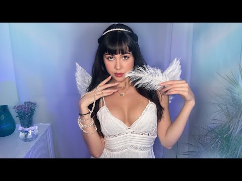 ASMR 🪽ÁNGEL te da la bienvenida al Paraíso ✨Roleplay