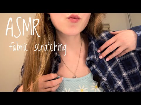 ASMR fabric scratching & visual triggers 