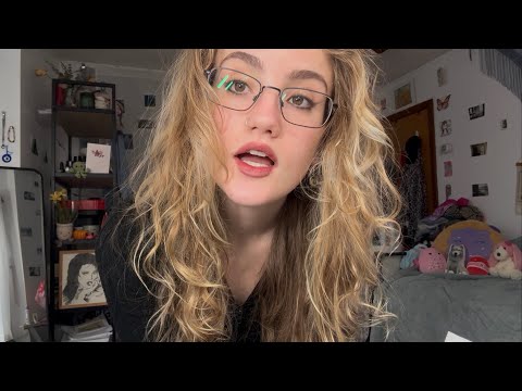 soft spoken positive affirmations 💫 ASMR grwm + bestie does your makeup & tells u you’re beautiful