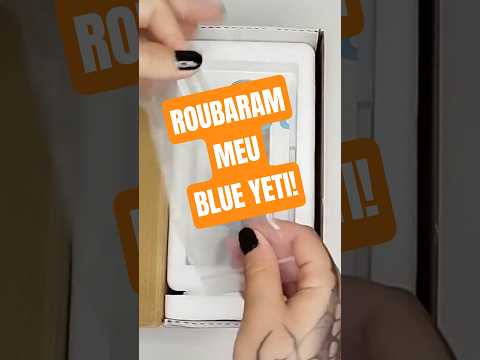 ROUBARAM MEU BLUE YETI!! 😱😱😱 #asmr #microphone