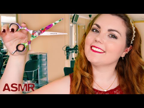 ASMR Deutsch: FRISEUR stylt deine Haare mit 100% realistischen Sounds ✂  (Haircut / Hairbrushing)