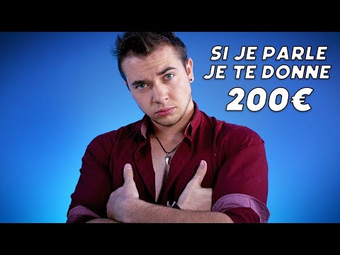 ASMR : SI JE PARLE JE TE DONNE 200€ ! 💲