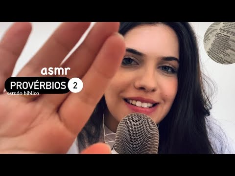 ASMR Provérbios 2 | Livro da sabedoria, sussurros, estudo bíblico