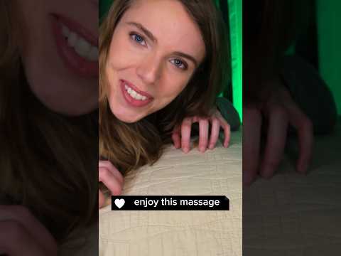 ASMR A relaxing massage as you fall asleep 😴 #personalattention #relax #asmrmassage #asmrsleep