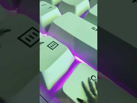 asmr with the BIGGEST keyboard 👀 #asmr #tapping #asmrsounds