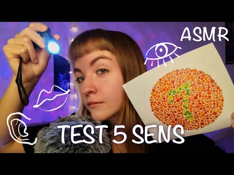 ASMR | Test des 5 sens 👀