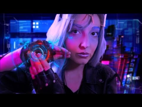 Cyberpunk ASMR 💻 Hacker Fixes You🔧 Sci Fi Roleplay