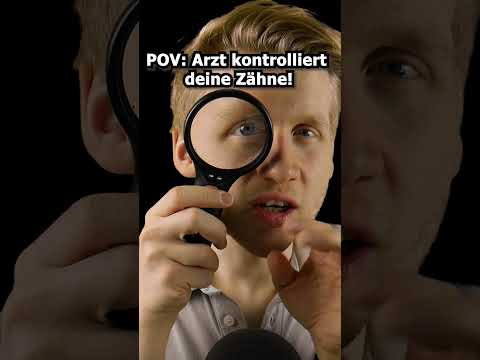ASMR - POV: Arzt kontrolliert deine Zähne!! #shorts #asmr #roleplay #deutscheasmr